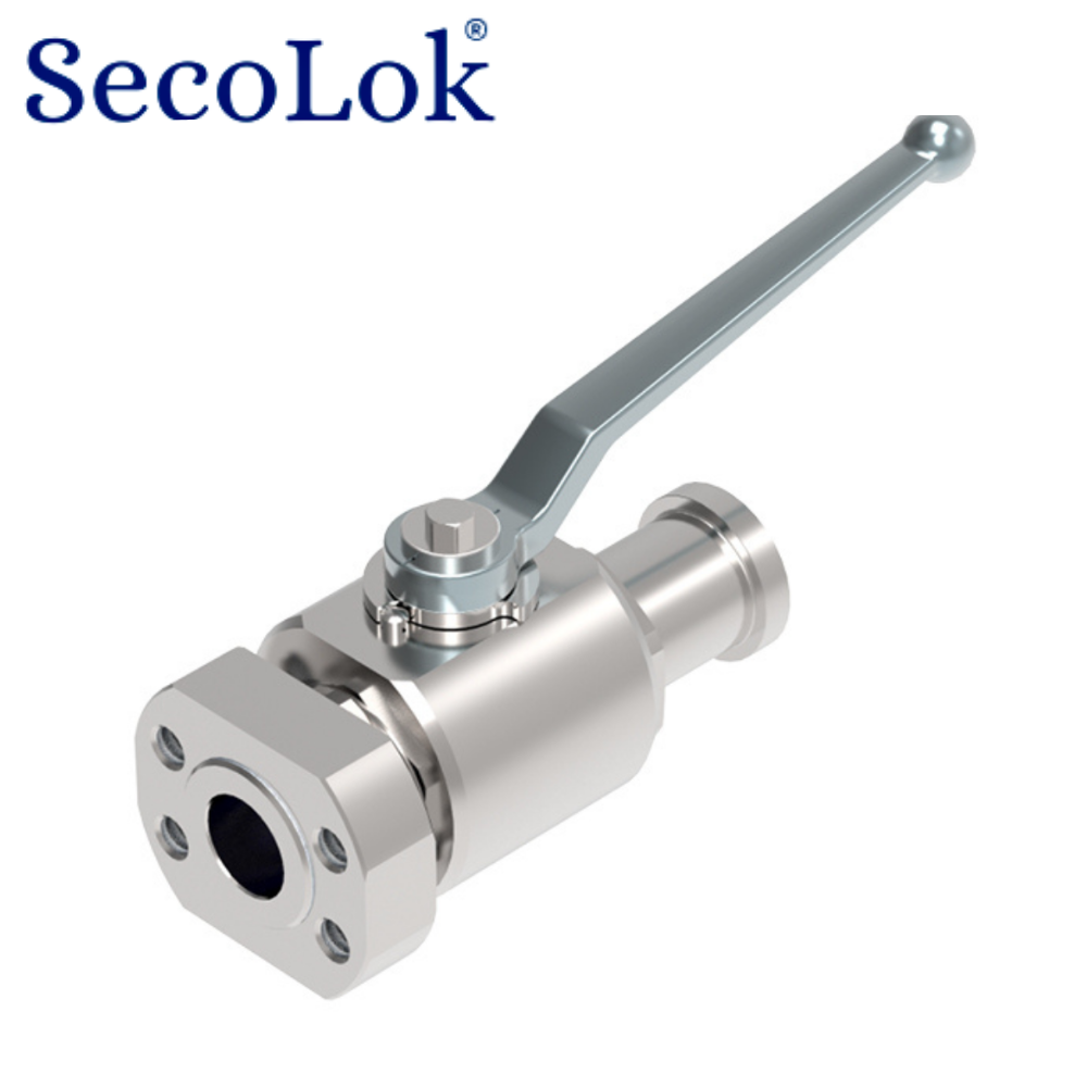 2 Way Ball Valve SAE Adapter X Split Flange Adapter SecoLok